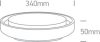 67384 / ANTHRACITE PLAFO LED 30W WW IP54 100-240V
