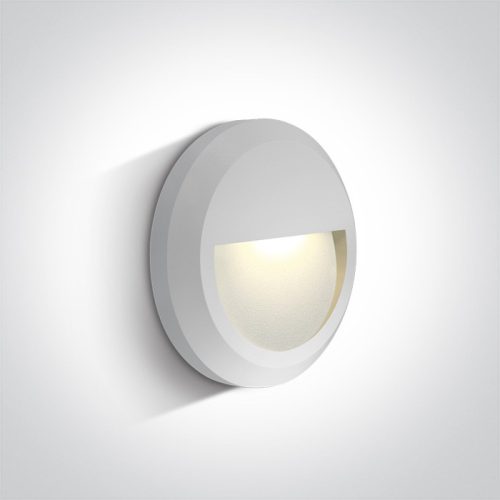 67388A / w / w fehér LED fali fény 2w ww sötét fény IP65 230V