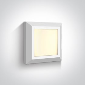 67394a / w / w fehér LED fali fény 3,5W WW IP65 230V