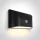 67396a / an / w antracit LED fali fény 6W WW IP65 230V érzékelő
