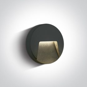   67414 / an / w Anthracite LED fali fény 3W WW Sötét Light IP65 230V