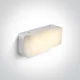 67424 / W / W fehér LED 9W WW IP54 230V