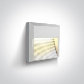   67430A / w / w fehér LED fali fény 8w ww sötét fény IP65 230V