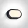 67442b / b / w Fekete LED fali fény 10W WW IP54 230V