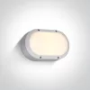 67442b / w fehér LED fali fény 10W WW IP54 230V