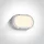 67442b / w fehér LED fali fény 10W WW IP54 230V