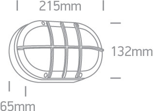 67442C / w fehér LED fali fény 10W WW IP54 230V