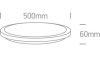 67448A / W / W fehér LED PLAFO 36W WW IP20 100-240V