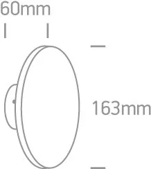 67450 / AN / W anthracit fal LED 7W WW IP54 230V sötét fény
