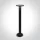 67490A / B / W Fekete LED 6,5W WW IP54 80cm Bollard 230V