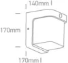 67492p / an / w anthracite Wall LED érzékelő 12W WW IP54 230V