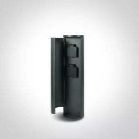   67494 / egy antracit Bollard 40cm IP44 230V 2x Schuko aljzatok max 1000w