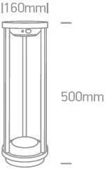 67496A / B / EW BLACK LED 2W EWW IP65 Solar