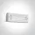67502a / w / w fehér LED fali fény 6w ww sötét fény IP65 230V