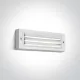 67502a / w / w fehér LED fali fény 6w ww sötét fény IP65 230V