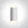 67512 / W / W fehér LED fali fény 8W WW IP65 230V