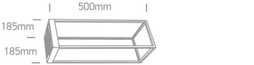 67520A / B / W Fekete LED 2,2W WW IP65 Dimmable Solar