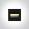 68007 / B / W Fekete COB LED Inbox 1,5W WW 100-240V