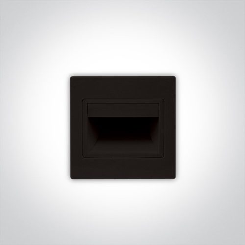 68007 / B / W Fekete COB LED Inbox 1,5W WW 100-240V