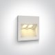 68046 / W / W fehér IP65 LED 2x1W WW 100-240V