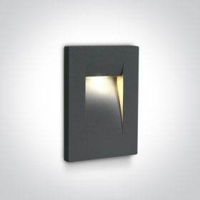   68062 / an / w antracit fal süllyesztett LED 3,6W WW IP65 100-240V