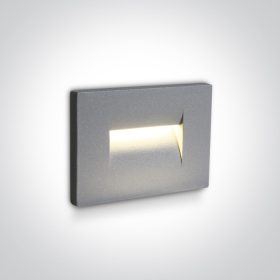   68064 / g / W szürke fal süllyesztett LED 3,6W WW IP65 100-240V