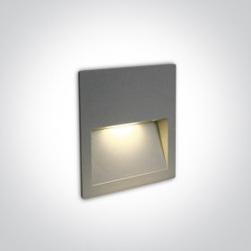   68068A / g / w szürke fal süllyesztett LED 4W IP65 sötét fény 100-240V