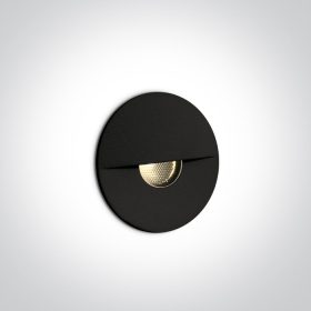   68070 / B / W Fekete IP65 Fal / Lépés COB LED 1W WW 36DEG 350MA