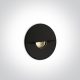 68070 / B / W Fekete IP65 Fal / Lépés COB LED 1W WW 36DEG 350MA