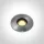 69042m / al / w alumínium IP67 inground LED WW 1W / 2W 350MA / 700MA