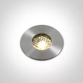   69052 / W S / Steel 316 IP67 Inground COB LED 3W WW 36DEG 24V DC