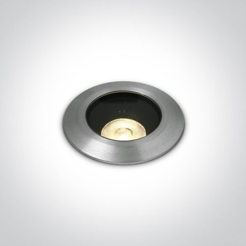 69056b / w Alumínium IP67 INGROOUND COB LED 7W WW 38DEG 24V dc dimple sötét fény