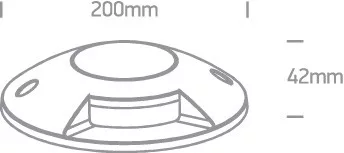 69058A / g / w szürke IP67 felülete WW 6W 100-240V