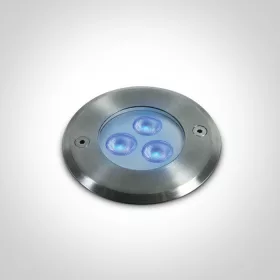   69066A / BL 3x1W kék LED SS316 IP68 süllyesztett víz alatti 24V