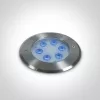69066b / bl 6x1w kék LED SS316 IP68 süllyesztett víz alatti 24V