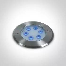   69066b / bl 6x1w kék LED SS316 IP68 süllyesztett víz alatti 24V