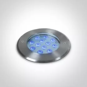   69066D / BL 12x1W kék LED SS316 IP68 süllyesztett víz alatti 24V