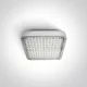 7058 / w / d fehér LED felület 120W DL IP65 100-240V