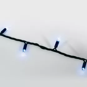   7866F / BL Villogó LED-es karakterlánc 100LED 7W 10m kék IP54 230V