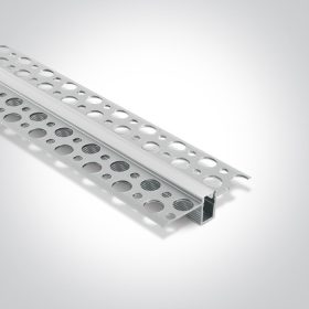   7900TR / AL ALU TRIMLESS profil 2m 5 mm-es csíkokhoz + PC OPAL DIFF