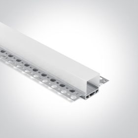   7904atr / Al Trimless profil 2m 20mm-es csíkok PC opál diffúzor