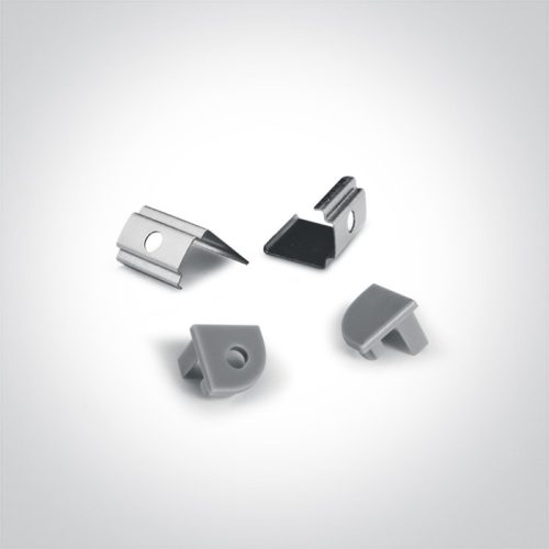 7908A / AL ALU háromszög profil 2m 10 mm-es csíkokhoz + PC OPAL DIFF