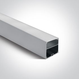  7910A / AL ALU felületi profil 2m 45 mm-es szalagokhoz + PC OPAL DIFF