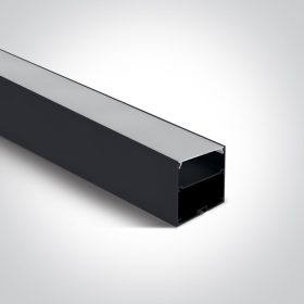   7910A / B fekete felületi profil 2m 45 mm-es csíkok + PC opál diff