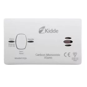   Kidde 7CO szén-monoxid érzékelő 10 év garancia, alkáli elemes változat 3 db elemmel