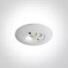 89002 Sürgősségi süllyesztett készlet 3W LED 230V 3HRS