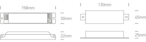 89002a vészhelyzeti készlet MR16 LED modul 3W