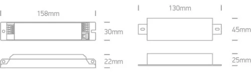 89002a vészhelyzeti készlet MR16 LED modul 3W
