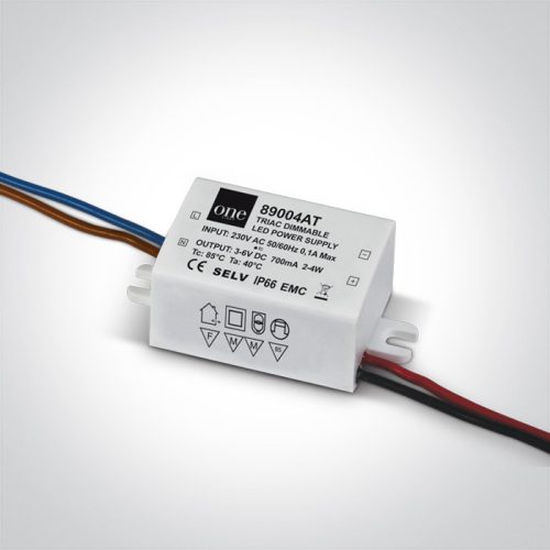 89004at Triac Dimmle Driver 700MA 2-4W IP66 230V