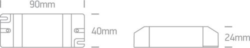 89006at LED DIMPLEBLE DRIVER 700MA 3,5-6W bemenet 230V